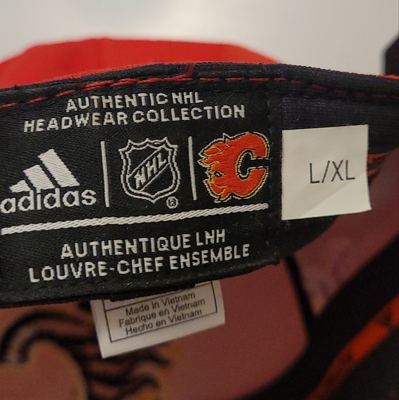 Adidas Calgary Flames Hockey Fights Cancer Hat - Picture 2 of 5